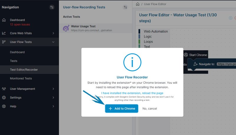 Screenshot 4 - Recorder prompt with Add to Chrome button